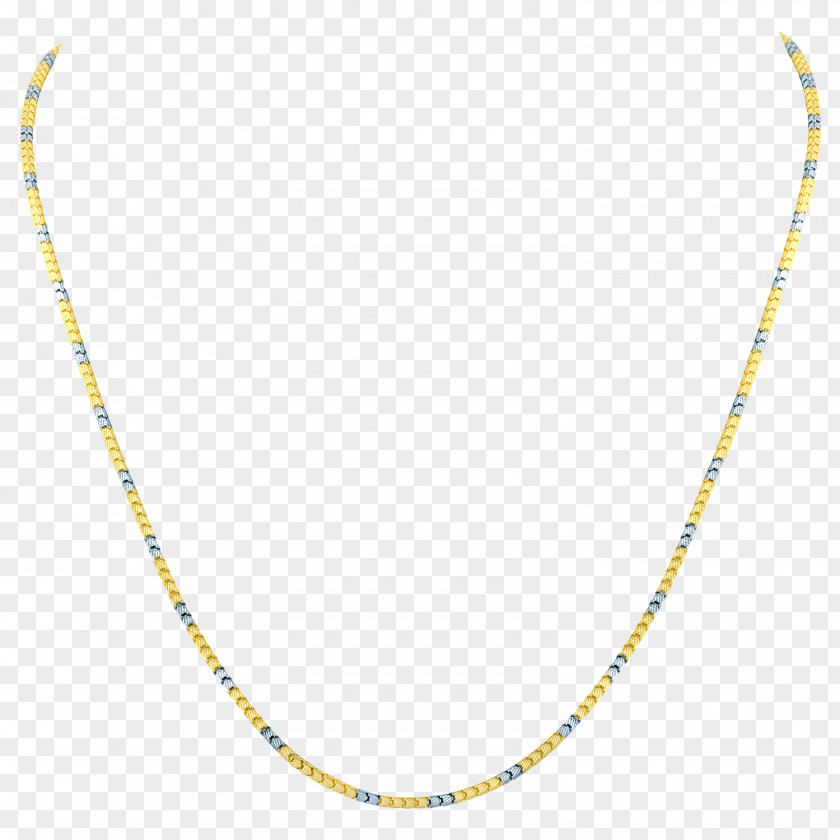 Golden Chain Necklace Body Jewellery Jewelry Design Line PNG