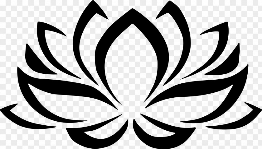 Lotus Aestheticism Nelumbo Nucifera Black And White Drawing Clip Art PNG