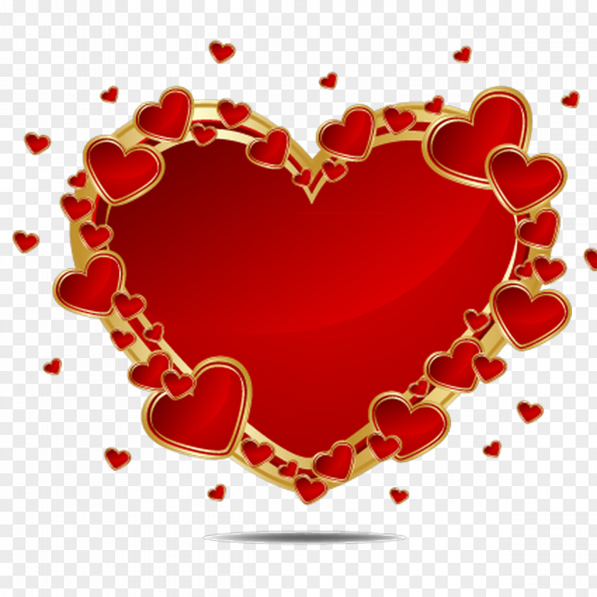 Red Heart Valentine's Day Romance PNG