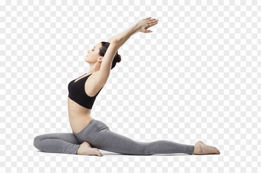 Yoga Stretching Woman PNG