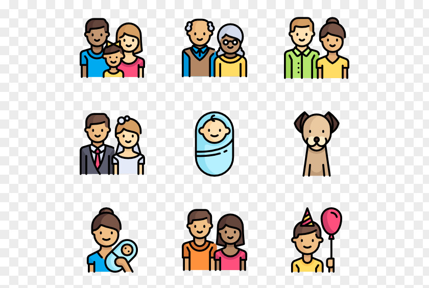 Family Vector PNG