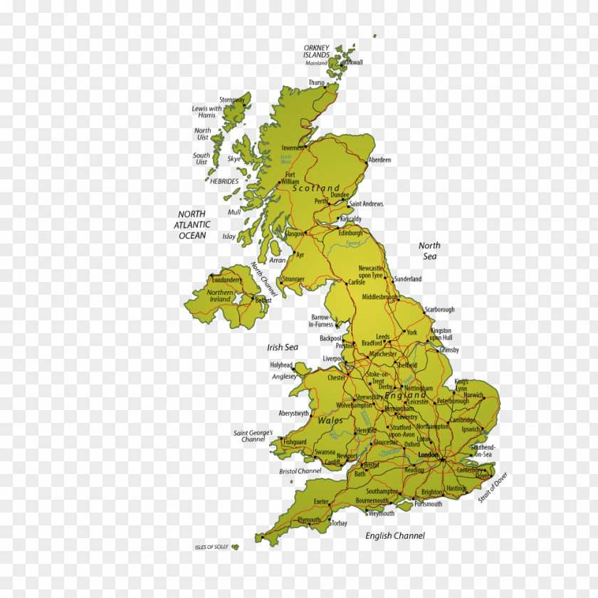 Graphic Design Elements England British Isles Blank Map Vector Graphics PNG