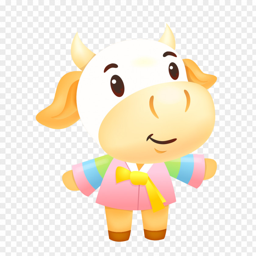 Cute Little Cow Cattle Download PNG