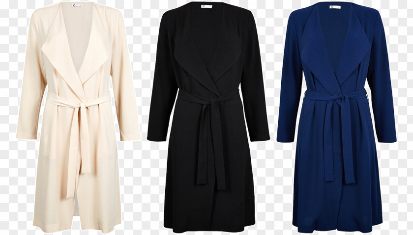 Dress Robe Little Black Sleeve Overcoat PNG