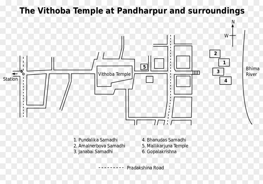 Japanese Temple Vithoba Temple, Pandharpur Paper Floor Plan Structure PNG