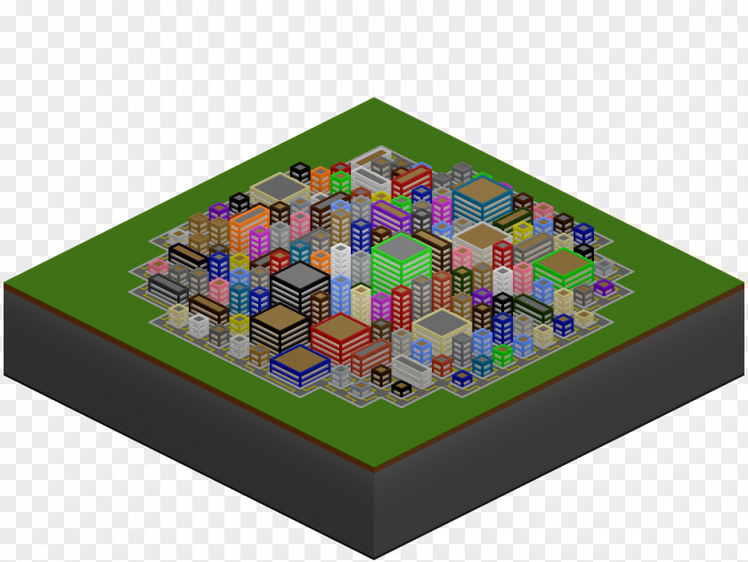 Minecraft World End City Map Mod Grid Plan PNG