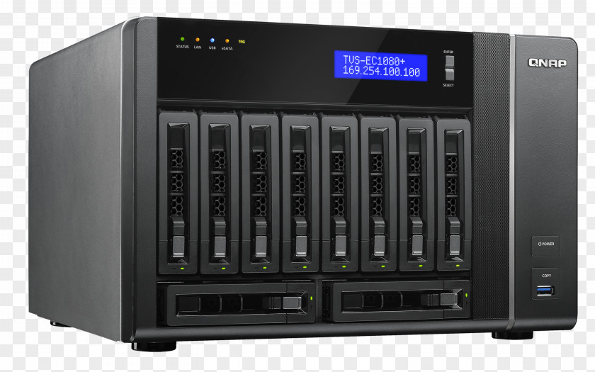 NAS DT TVS-1282T-I7-64G 12BAY 3 4GHZQC 64GB DDR4 4XGBE 2XTHB 5XUSB3.0 IN QNAP TS-239 Pro II+ Turbo ServerSATA 3Gb/s Data StorageDisk Array Network Storage Systems Systems, Inc. PNG