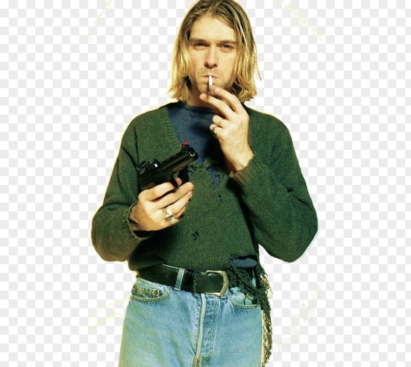 Suicide Of Kurt Cobain Nirvana Grunge Fashion PNG