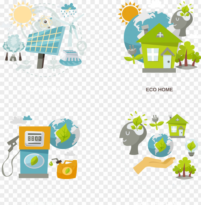 Vector Energy Saving Photography Euclidean Illustration PNG