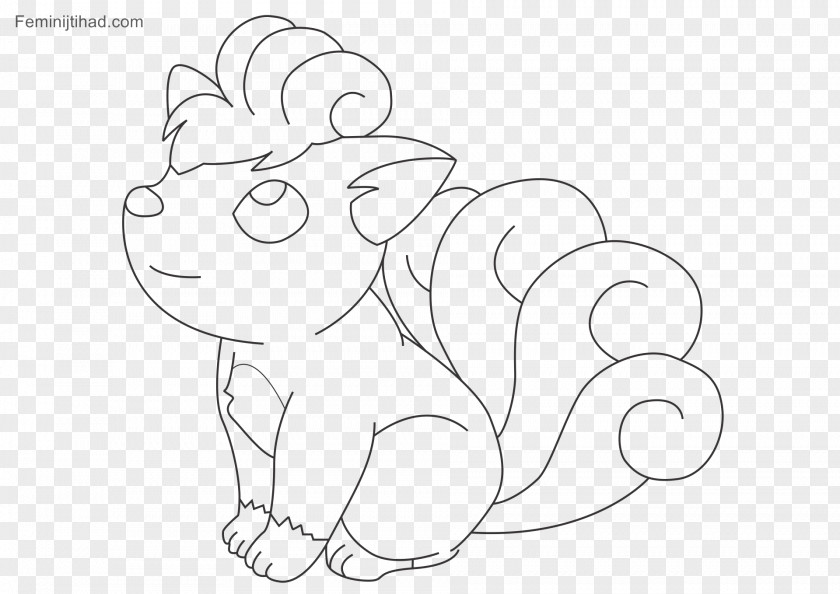 Vulpix Colouring Pages Coloring Book Pokémon Drawing PNG