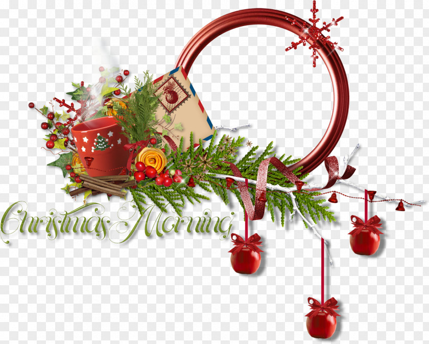 Christmas Ornament Digital Scrapbooking PNG