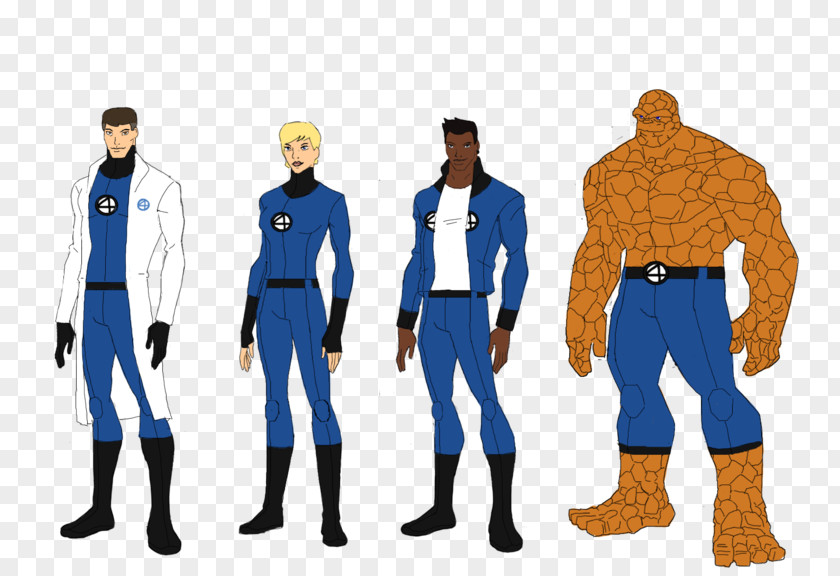 Human Torch Mister Fantastic Invisible Woman Thing Four PNG