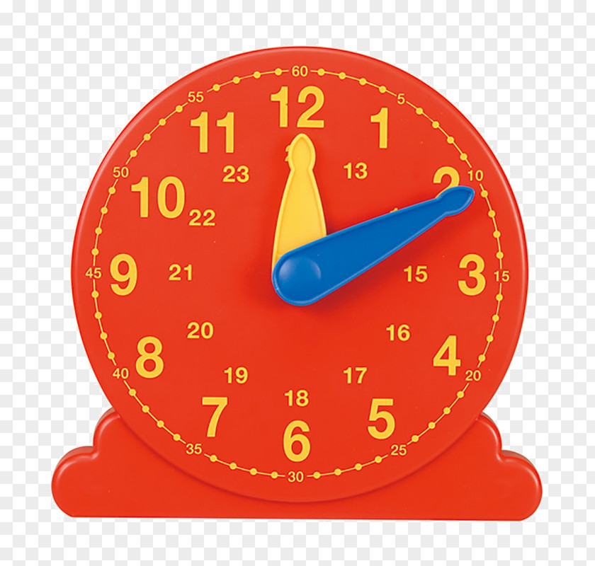 Learning Resources Big Time Student Clock Toy Education Product PNG