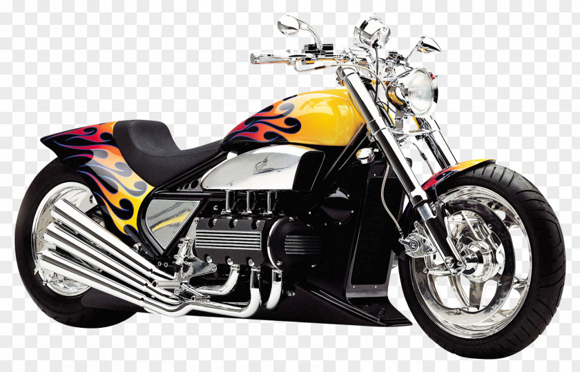 Motorcycle Bike Custom Chopper Honda Car PNG