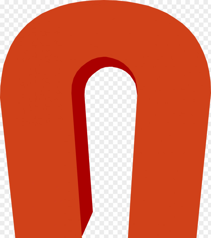 Orange U-magnet Red Angle Font PNG