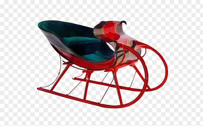 Stool Rocking Chair Furniture Red PNG