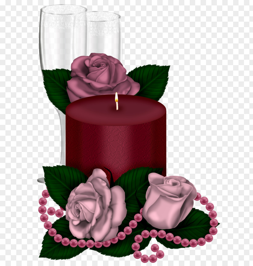 Candlelight Dinner Candle PNG