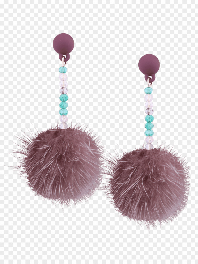Fake Fur Earring Robe Bead Jewellery Necklace PNG