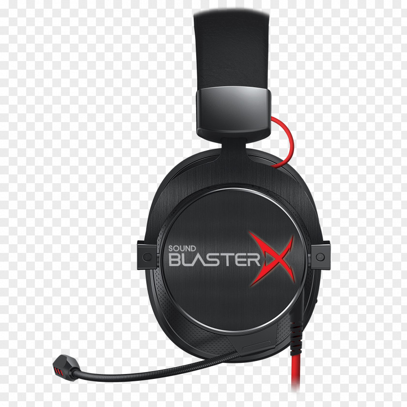 Headphones 7.1 Surround Sound Creative Technology BlasterX H7 H5 PNG