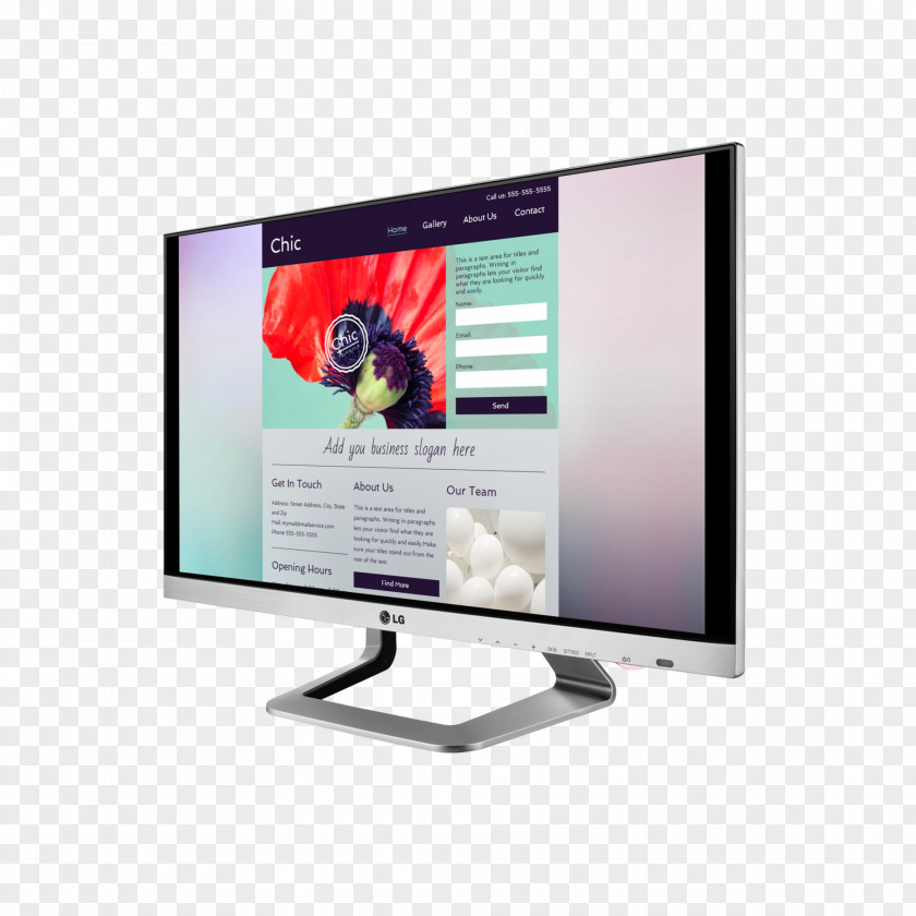 Multi Tv Screens LCD Television Computer Monitors Set Display Device LED-backlit PNG