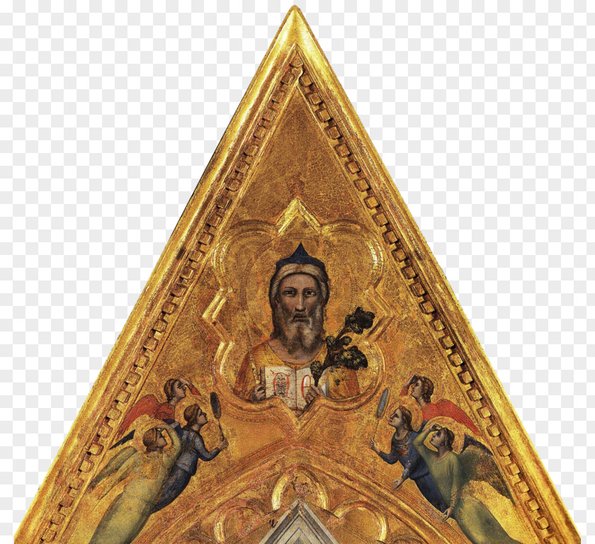 Painting God The Father With Angels San Diego Museum Of Art Baroncelli Polyptych Chapel Basilica Santa Croce PNG