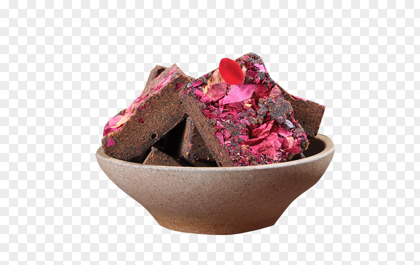 Rose Brown Sugar Yunnan Ginger Tea Beach Chocolate Brownie PNG