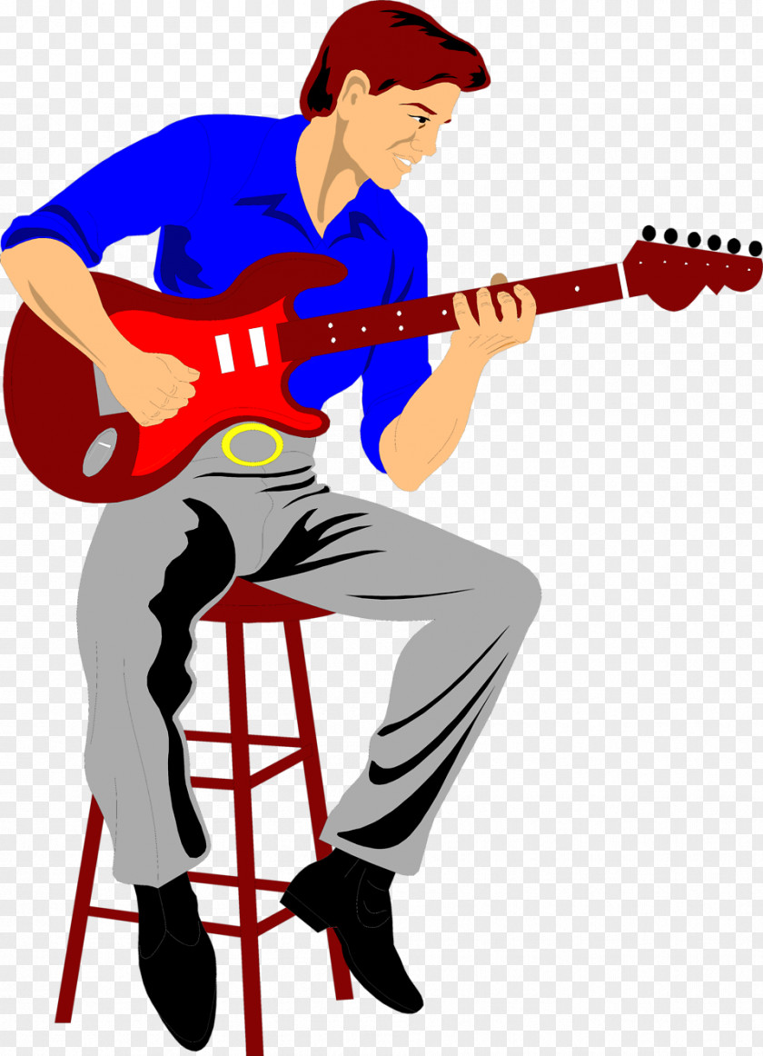 Singing Guitarist Clip Art PNG