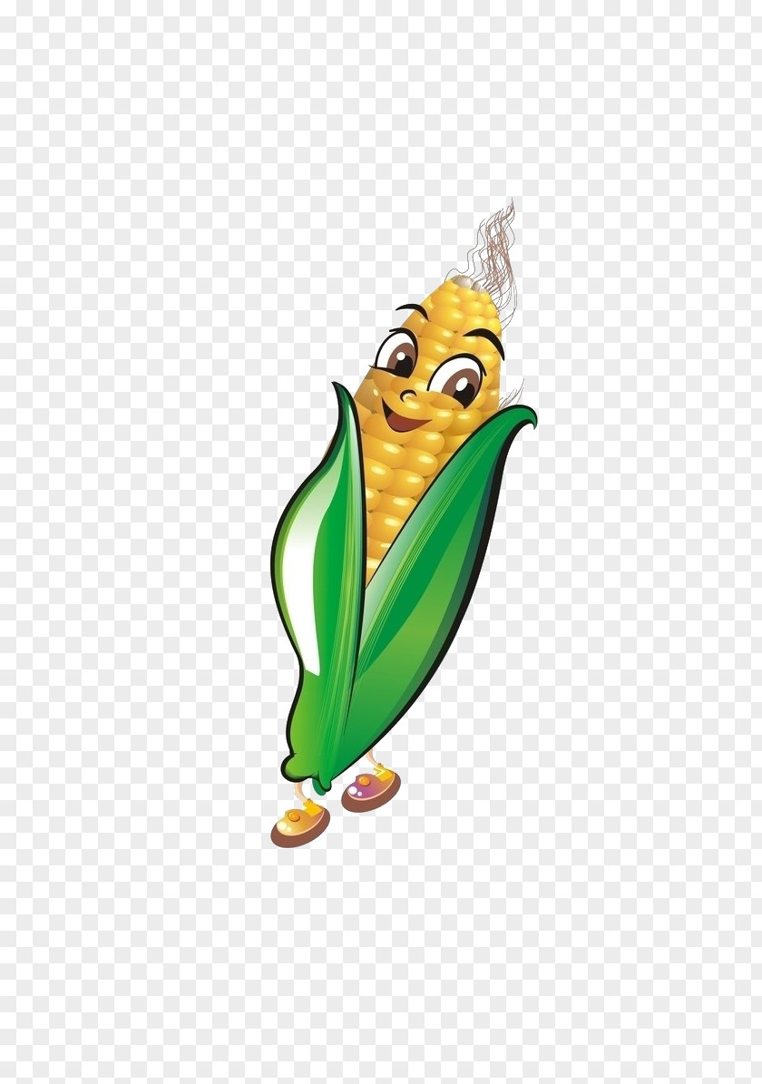 Cartoon Corn Maize PNG