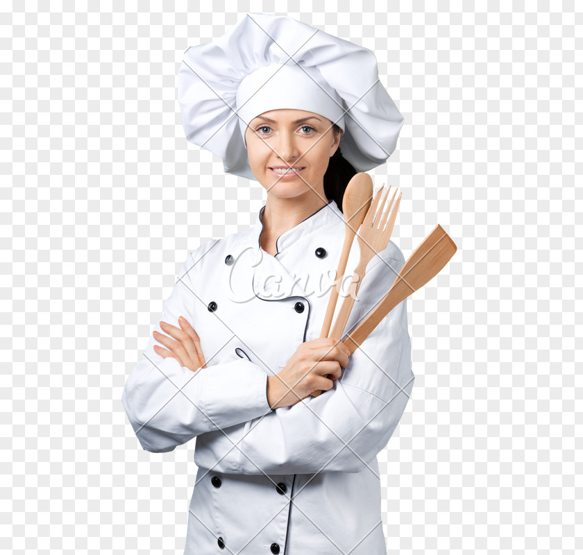 Female Chef Chef's Uniform Buffet Pasta Cooking PNG