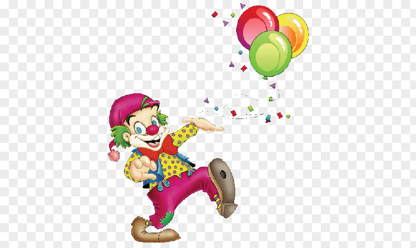 Funny Clown Animation Circus Drawing PNG