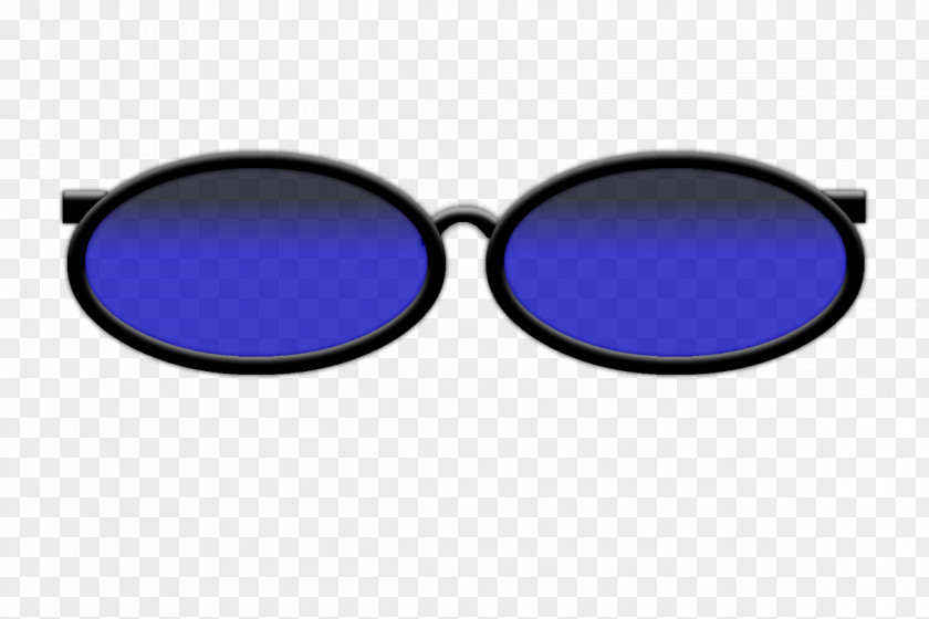 GOGGLES Eyewear Cobalt Blue Sunglasses PNG