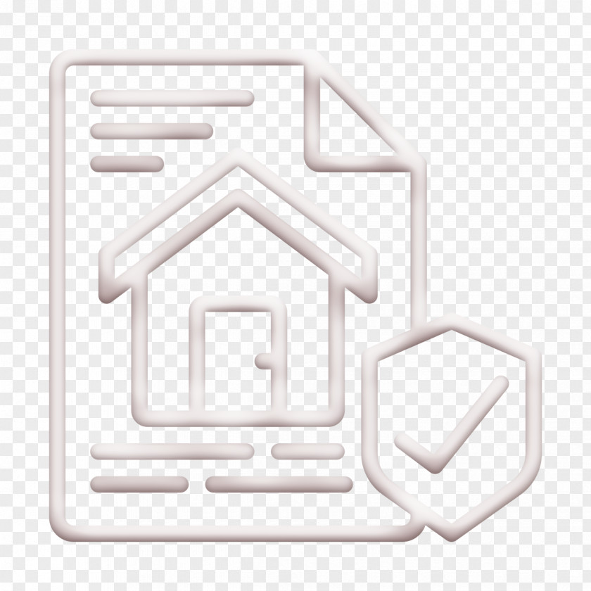 Insurance Icon Home Document PNG