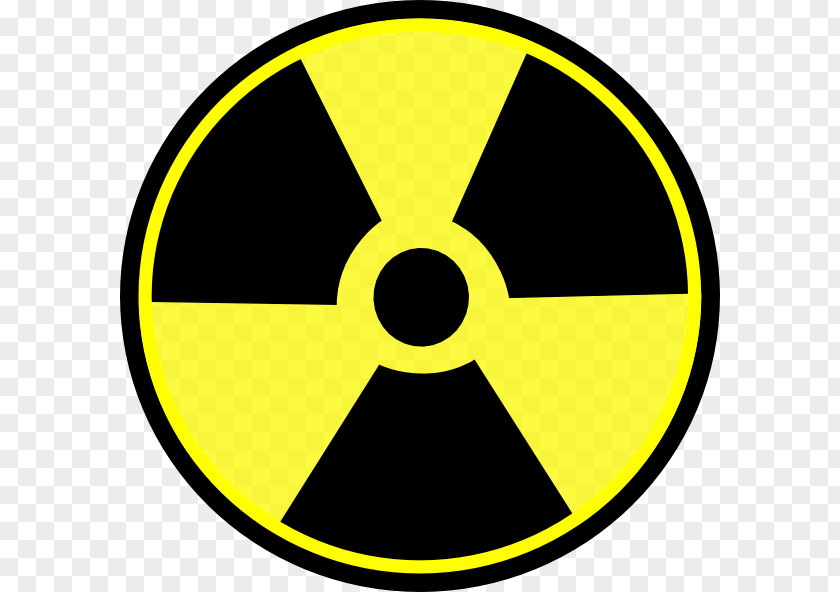 Symbol Radioactive Decay Radiation Hazard Clip Art PNG