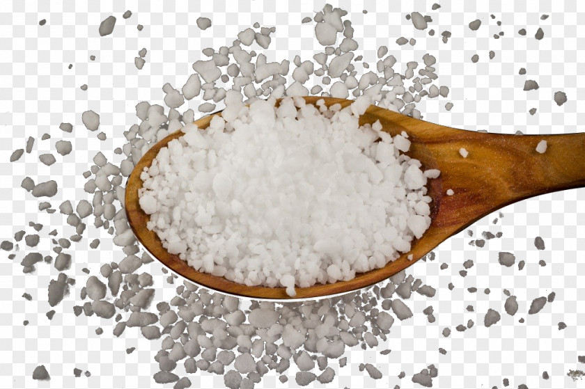 The Coarse Salt In Spoon Fleur De Sel PNG