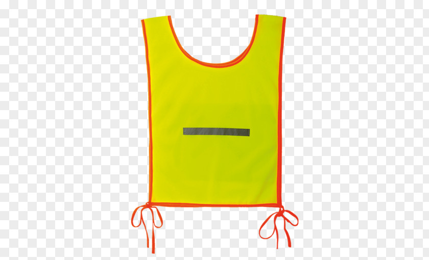 Yellow Mesh Knit High-visibility Clothing Bib Pocket Workwear PNG