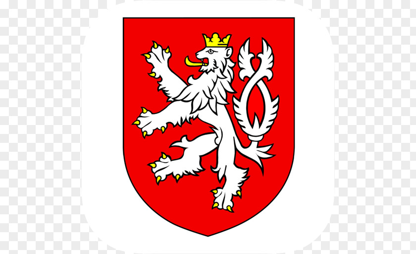 Lion Coat Of Arms The Czech Republic Bohemia Flag PNG