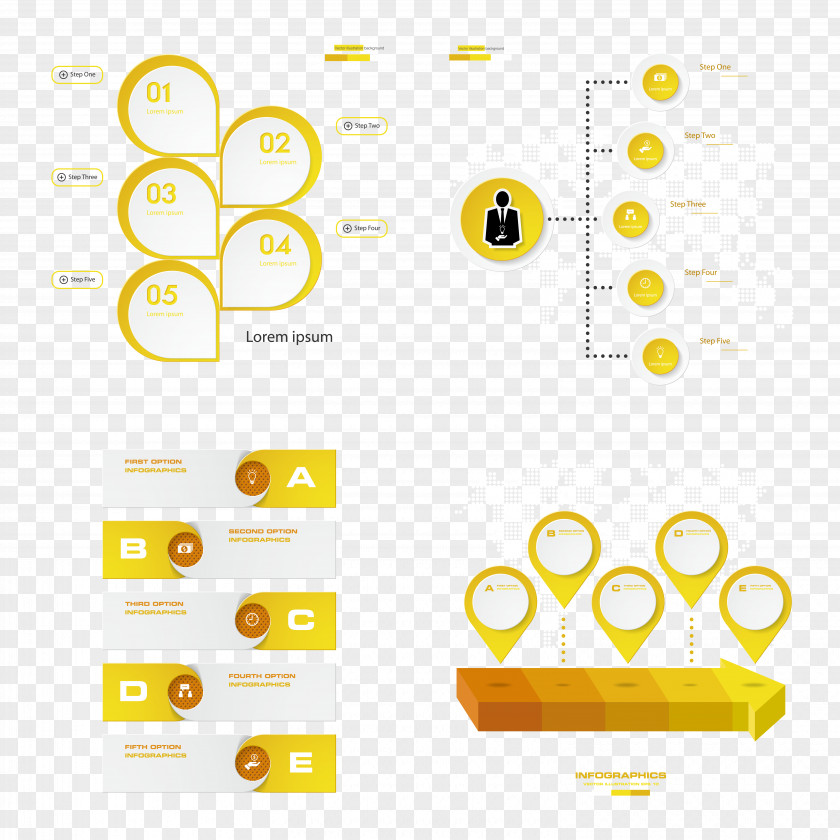 Ppt Element Geometric Shape Chart PNG