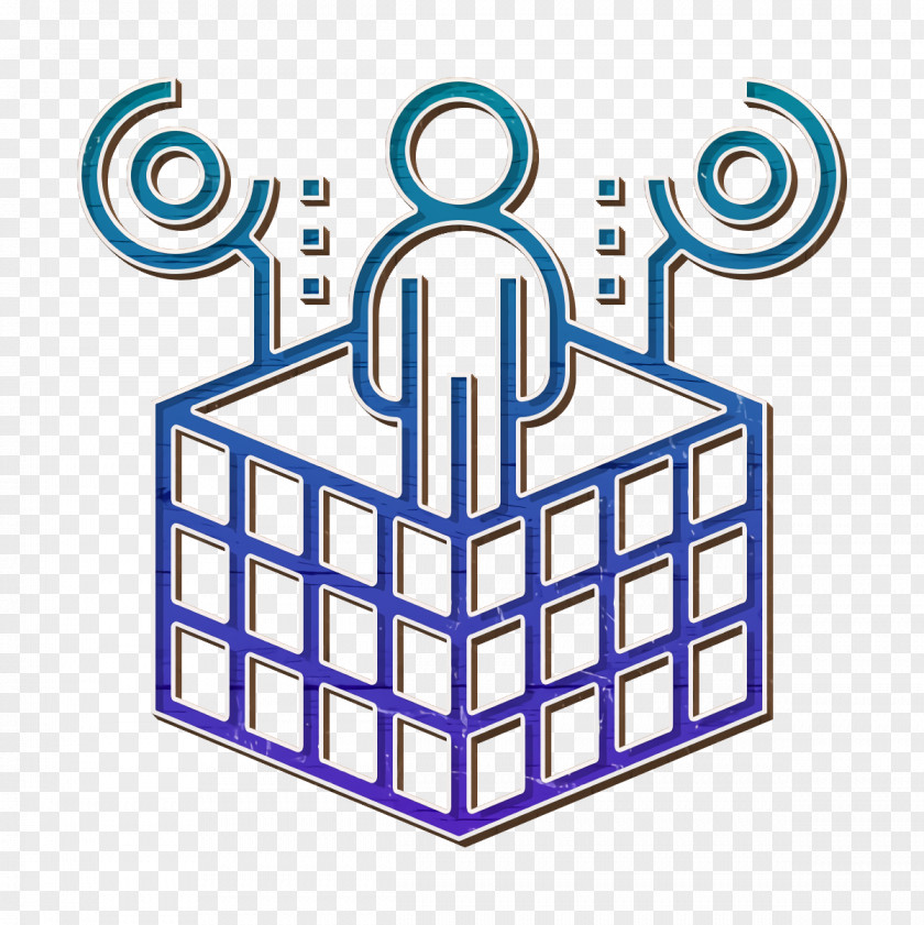 Virtual Reality Icon Modeling Cube PNG