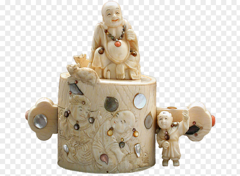 Ancient Box Figurine Animal PNG