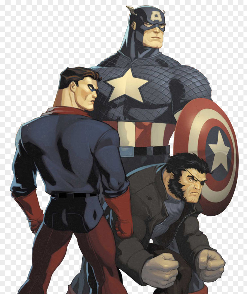 Deathstroke Wolverine Captain America Bucky Barnes Our War Professor X PNG