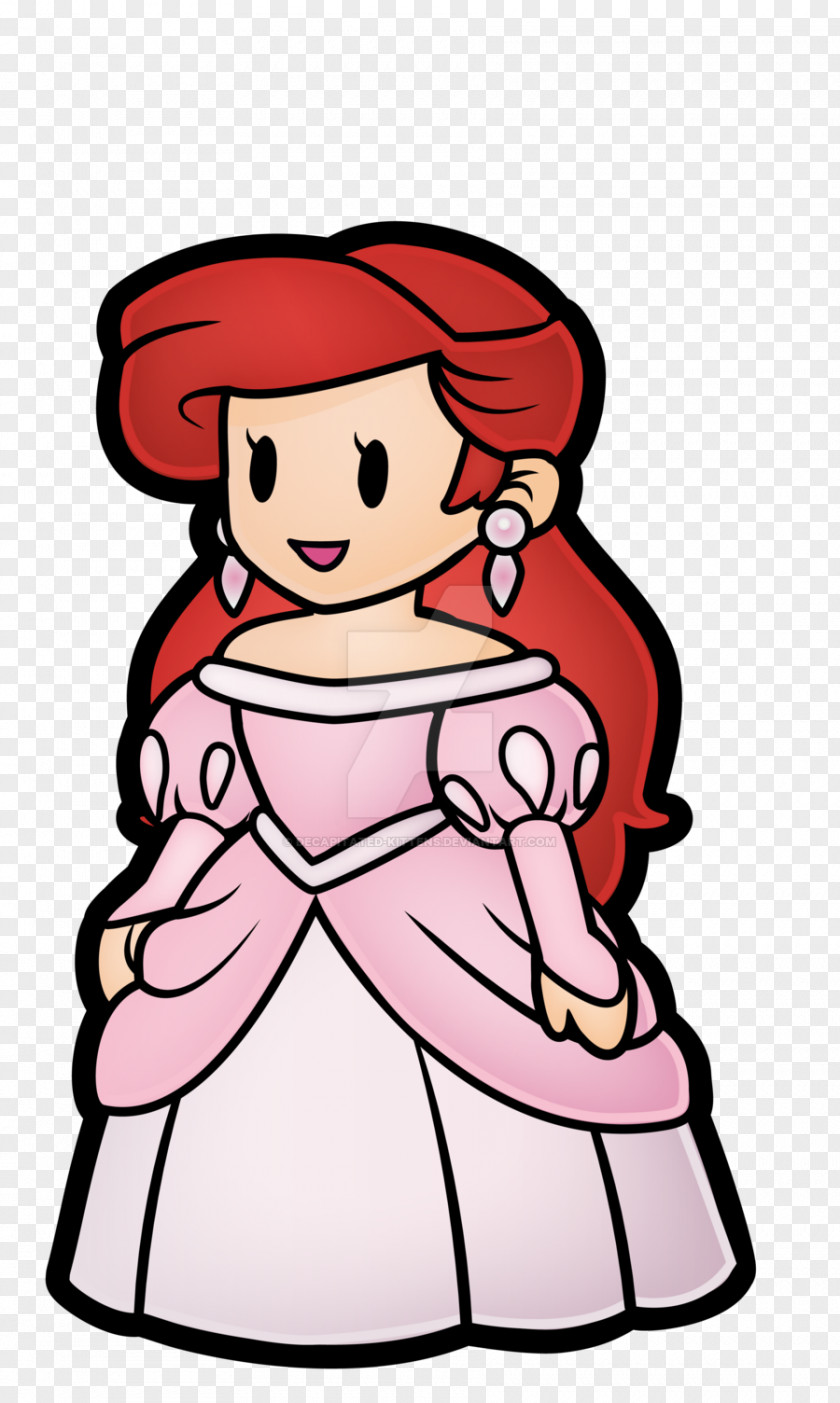 Disney Princess Daisy Paper Mario Ariel PNG