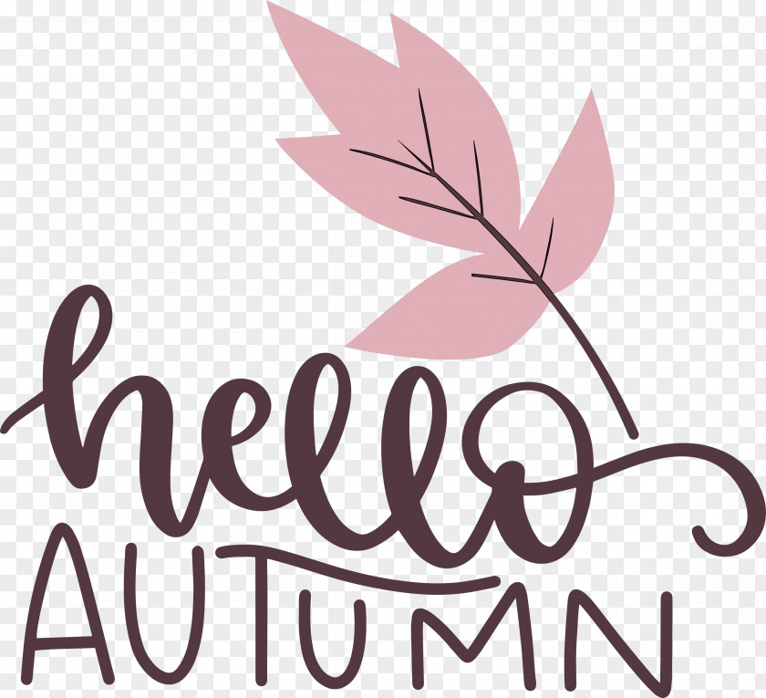 Hello Autumn PNG