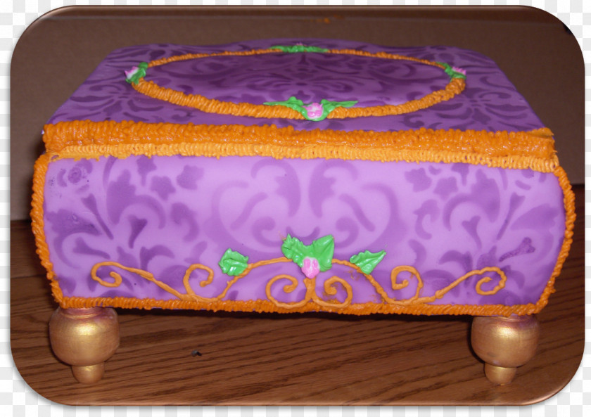 Jewellery Casket Red Velvet Cake Rectangle PNG