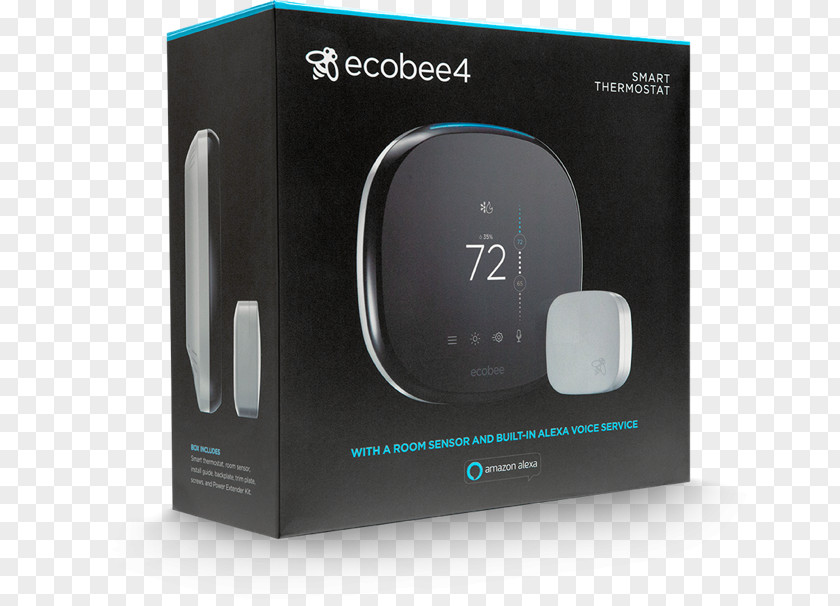 Thermostat Ecobee Ecobee4 Smart Home Automation Kits PNG