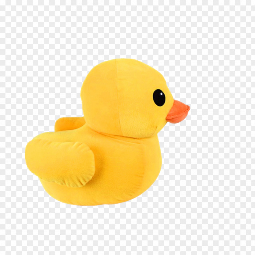 Big Yellow Duck Beak Stuffed Toy PNG