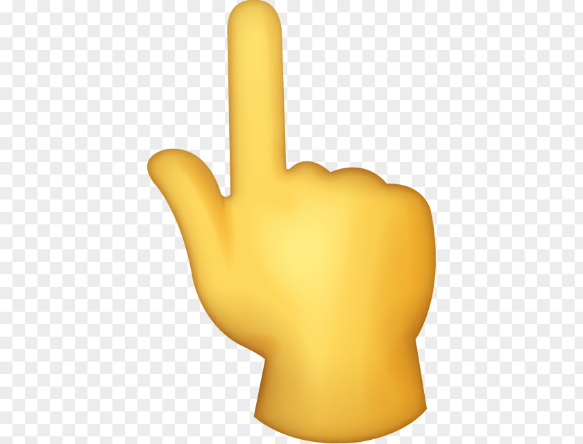 Index Finger Emoji Thumb IPhone PNG