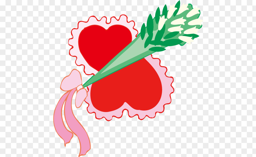 Love Vector Red Green Bouquet Heart Clip Art PNG