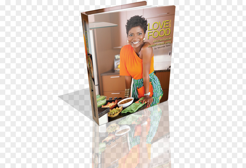 Love With Food: African-Fusion Meals Made Easy Advertising Shelf PNG