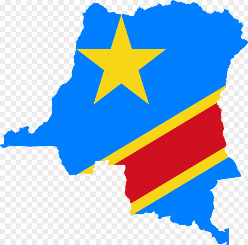 Map Flag Of The Democratic Republic Congo River Free State PNG