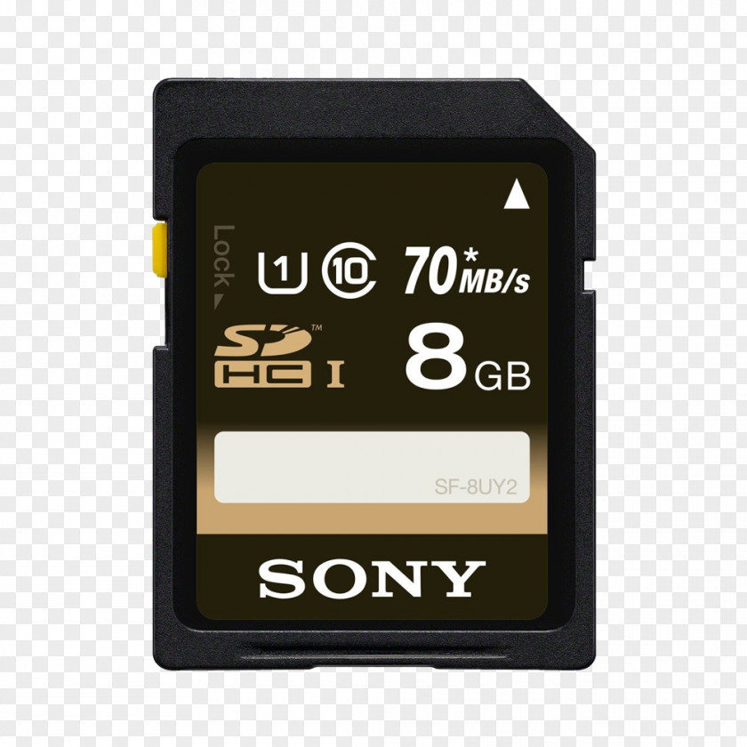 Sony SDHC Secure Digital Flash Memory Cards SDXC PNG